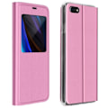 Miniatyrbillede 1 af 4: Apple iPhone SE 2020 / 8 / 7 Case Display Window Flip Folio Ultrathin Pink Rosa