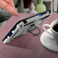Miniatyrbillede 4 af 4: Coque Antichoc - AVIZAR - Honor 20 / Huawei Nova 5T - Støtte Ring Video - Bi-materialer - Grå Silvergrå