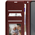 Miniatyrbillede 3 af 5: Étui til Samsung Galaxy S25 Edge Klap Wallet Støtte Mayaxess Brun kastanj
