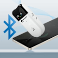 Pikkukuva 3 / 4: 30dB Bluetooth-kuunteluvahvistin TV PC-puhelimeen mikrofonilla Geemarc White