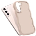 Pikkukuva 5 / 5: Samsung Galaxy S22 Silikonisuoja Iskunkestävä Candy Beige -sarja Beige