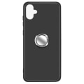 Miniatyrbillede 1 af 5: Coque - AVIZAR - Samsung Galaxy A05 - Sort blød silikone - Krom ring - Robust og elegant Grå
