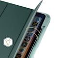 Miniatyrbillede 4 af 5: Etui til iPad Pro 13 2024 - AVIZAR - Videosupport / Keyboard Sleep - Mørkegrøn Grön