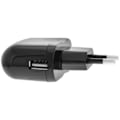 Pikkukuva 2 / 4: USB-virtalähde - Bluestar - 1A - Musta - micro-USB-kaapeli - Nopea lataus Svart