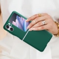 Pikkukuva 3 / 5: Kotelo Oppo Find N2 Flipille - AVIZAR - Mukautettu design vihreä - Jäykkä polykarbonaatti Grön