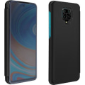 Miniatyrbillede 1 af 4: Hus - AVIZAR - Xiaomi Redmi Note 9 Pro/9 Pro Max - Gennemsigtig Klap - Video Støtte - Sort Svart