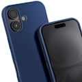 Miniatyrbillede 4 af 5: Coque Cordon Semi Rigide Soft touch til iPhone 16 Mørkeblå Blå