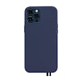 Miniatyrbillede 1 af 5: Hårdt blåt lædercover til iPhone 12/12 Pro ARTEFAKT - Stil og elegance - Optimal beskyttelse Blå