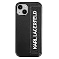 Miniatyrbillede 2 af 5: Cover til iPhone 13 Stødsikker med elastisk strop Karl Lagerfeld Sort Svart