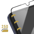Miniatyrbillede 4 af 6: Hærdet glas til Samsung A15 5G Faset 2.5D 9H Hårdhed Anti-Fingerprint Enkay Black