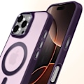 Pikkukuva 4 / 6: MagSafe-kuori iPhone 16 Pro Matta Frosted Takapuoli Violetti Reuna Lila