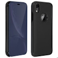 Miniatyrbillede 3 af 4: Housse til iPhone XR folio etui spejl ultra-tynd gennemsigtig klap - Sort Svart
