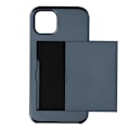Miniatyrbillede 1 af 4: Coque iPhone 13 - Defender - Mørkeblå - Stødabsorberende - Skubbar kortopbevaring - Elegant Midnattsblå