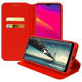 Miniatyrbillede 2 af 4: Housse - AVIZAR - Oppo A9 2020 og A5 2020 - Folio Tegnebog Etui - Øko-læder Rød - Støttefunktion Röd