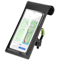 Miniatyrbillede 1 af 5: Cykelholder til smartphone - LINQ - Vandtæt - 360° drejelig - Sikker montering - Op til 7 tommer Svart