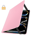 Pikkukuva 4 / 5: Flip Case iPad Pro 11 2024:lle - AVIZAR - 360 Pyörivä folio - Vaaleanpunainen - Synteettinen Rosa