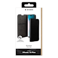 Miniatyrbillede 2 af 2: Étui til iPhone 16 Plus - BIGBEN - Folio Wallet - Støttefunktion - Sort Farve - Syntetisk Materiale Svart