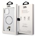 Miniatyrbillede 2 af 6: MagSafe Cover til iPhone 14 Plus Bi-materiale forstærkede hjørner Karl Lagerfeld Transparent