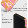 Miniatyrbild 4 av 4: Coque för iPhone 16 MagSafe Tough Antichocs Modell Aloha Burga Rose Gul
