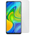 Miniatyrbillede 2 af 4: AVIZAR skærmbeskytter til Xiaomi Redmi Note 9 - 9H stødsikkert hærdet glas gennemsigtig hvid Vit