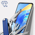 Miniatyrbillede 4 af 4: Film hærdet glas Xiaomi Mi 10T / Mi 10T Pro 3mk - Sort - Beskyttelse mod ridser - Tykkelse 0.3 mm Svart