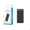 Miniatyrbild 3 av 3: Nödbatteri 10 000 mAh 2 USB-A / 1 USB-C med Digital Skärm Jaym Svart Svart