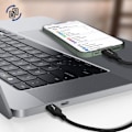 Miniatyrbillede 3 af 5: USB-C til Lightning Power Delivery 3A Opladning Synkronisering Akashi Sort
