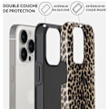 Miniatyrbillede 3 af 4: Coque til iPhone 14 Pro Tough Antichocs Model Player Burga Leopard kastanj