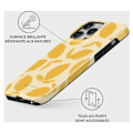 Pikkukuva 2 / 4: Coque pour iPhone 13 Pro MagSafe Tough Antichocs Modèle Lemon Tart Burga Jaune Beige