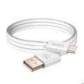 Miniatyrbild 2 av 5: USB till USB C Laddning och Synkronisering 1m Inkax Vit Vit