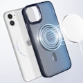 Pikkukuva 3 / 6: MagSafe-kuori iPhone 11 Mattapintainen Taustapuoli Yönsininen Reunus Blå