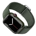 Pikkukuva 2 / 5: Rannekoru Apple Watchiin - AVIZAR - Hengittävä punottu nailon - Khaki Green Grön khaki