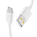 Pikkukuva 1 / 5: Realme Original 2A USB-USB-C lataus- ja synkronointikaapeli 1m valkoinen