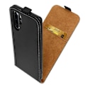 Miniatyrbillede 2 af 4: Etui Huawei P30 Pro - AVIZAR - Håndfri Læderetui - Øko-læder - Silikonegel - Sort Svart