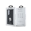 Miniatyrbillede 4 af 4: Coque Beskyttelse Foldsammen til Galaxy Z Fold 6 Saffiano Monogram Ikonik Karl Lagerfeld Sort Svart