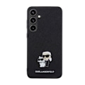 Miniatyrbillede 3 af 6: Telefoncover - Karl Lagerfeld - Samsung Galaxy S24 - Sort - Saffiano - Beskyttelse mod ridser/brud svart