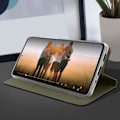 Miniatyrbild 4 av 4: Smartphonefodral - AVIZAR - Samsung Galaxy S20 FE - Ekologisk läder - Foliofodral - Svart Svart