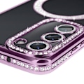 Miniatyrbillede 3 af 6: Coque - ADVARSEL - Samsung Galaxy S23 - Stiv - Lilla - Kompatibel med MagSafe Lila