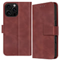 Miniatyrbillede 2 af 6: Cover til iPhone 16 Pro Flip Wallet Video Support Brun kastanj