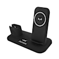 Miniatyrbild 2 av 4: Laddstation iPhone / Apple Watch / Airpods Quick Charge LinQ Svart