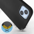 Miniatyrbillede 3 af 5: iPhone 14 cover Halvstiv Soft-touch Fin sort Svart