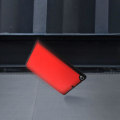 Miniatyrbild 4 av 4: iPad-fodral 2019 10.2 - AVIZAR - Tunn Röd Design - Ekologisk Läder - Videoställ - Inbyggt Tangentbord Röd