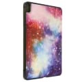 Miniatyrbillede 2 af 4: Housse til iPad Air 2020 - Apple - Sort Galaxiemønster - Øko-læder - Videoopstilling - Tastaturstøtte Svart