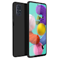 Miniatyrbillede 2 af 4: Hel beskyttelseskappe - AVIZAR - Samsung Galaxy A71 - Hård Bag - Blød Foran - Sort svart