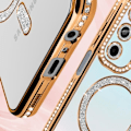 Pikkukuva 4 / 6: Timanttikotelo Samsung Galaxy A15 MagSafe Gold tekojalokivi Contour - AVIZAR - Jäykkä - Synteettinen - Mixed Gul