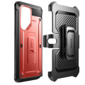 Pikkukuva 1 / 5: Kotelo Samsung S23 Ultra Iskunkestävälle Kickstand Supcase Unicorn Beetle Pro punainen Röd
