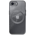 Miniatyrbillede 1 af 5: Coque MagSafe til iPhone 16e Stødabsorberende Dobbelt materiale Dux Ducis Sort Transparent Svart
