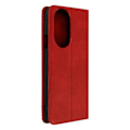 Miniatyrbillede 1 af 5: Motorola Edge 30 Pro Case - AVIZAR - Rødt tegnebogscover - Videosupportfunktion Röd