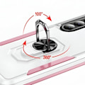 Miniatyrbild 4 av 5: Stötdämpande Skal för Samsung Galaxy A56 med Ringstöd Vit Vit
