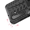 Miniatyrbild 3 av 5: Skyddande fodral för Samsung Galaxy A26 Stötdämpande Ställ svart Svart